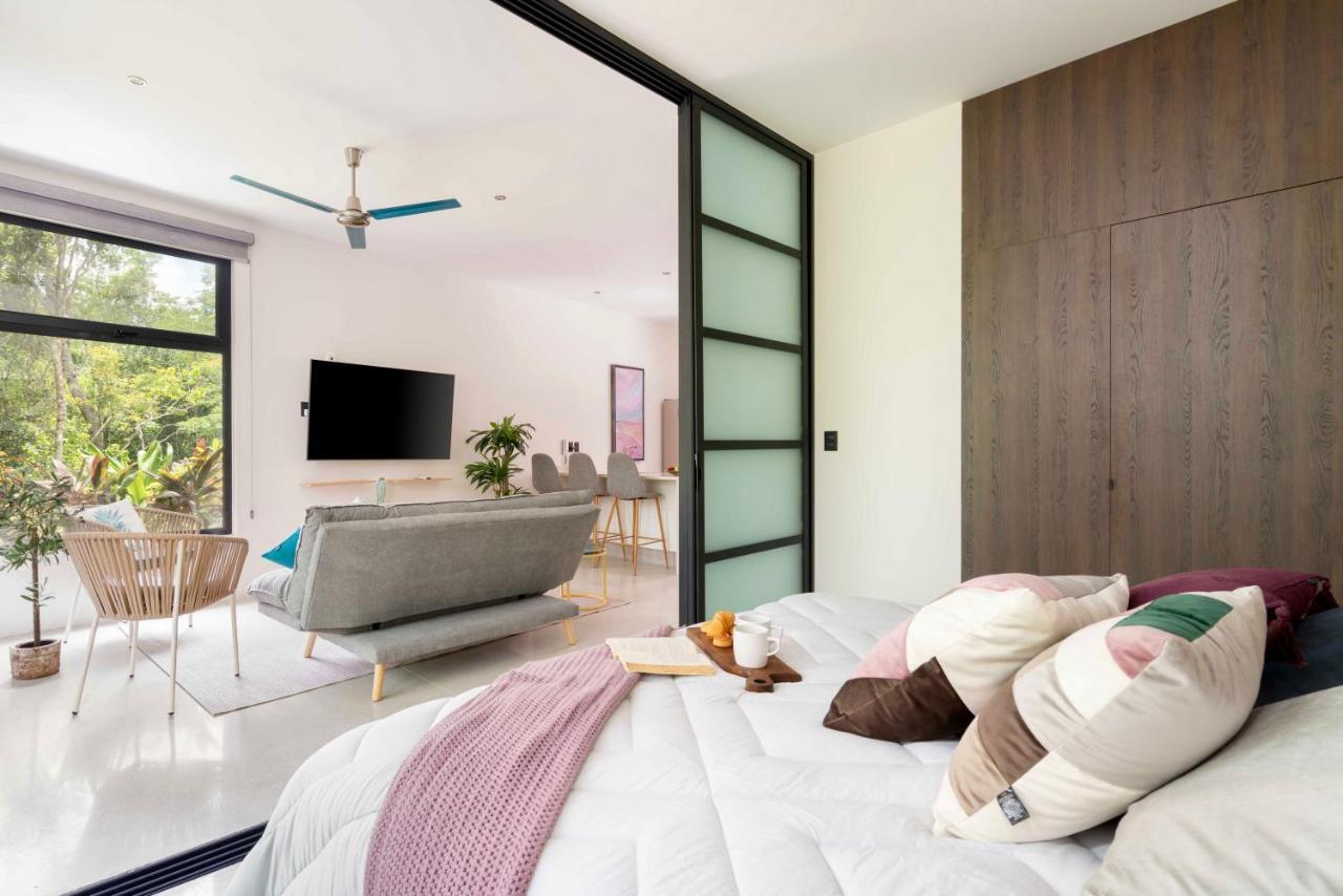 Stylish And Peaceful Jungle Studio At 525 Tulum Ngoại thất bức ảnh
