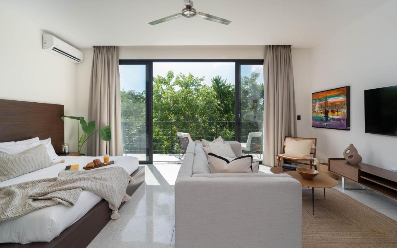 Stylish And Peaceful Jungle Studio At 525 Tulum Ngoại thất bức ảnh