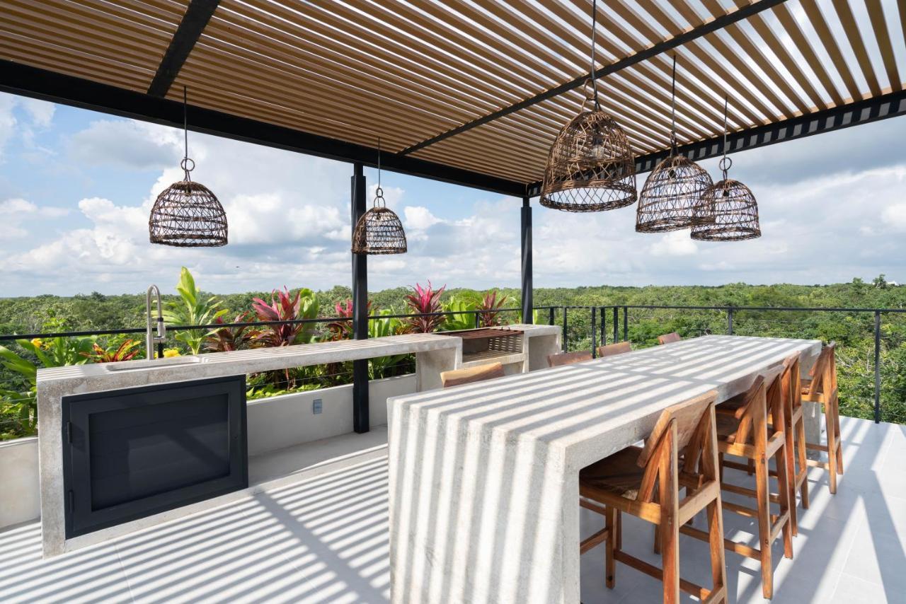 Stylish And Peaceful Jungle Studio At 525 Tulum Ngoại thất bức ảnh